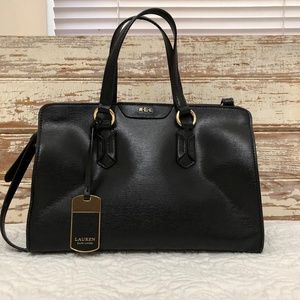 Ralph Lauren RLL Black Leather bag